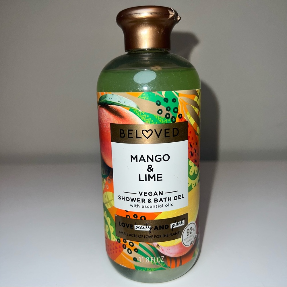 Beloved Mango & Lime Vegan Shower & Bath Gel